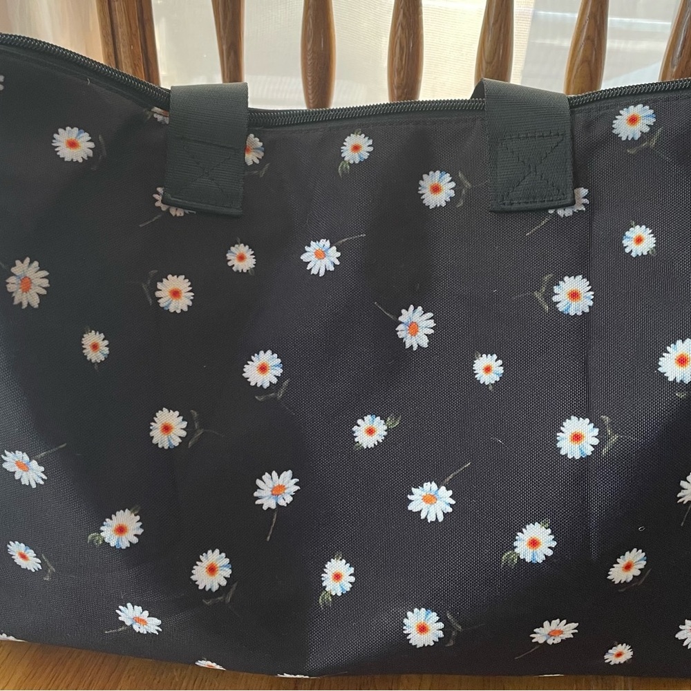 Alice + Olivia sunflower duffle bag large tote bag